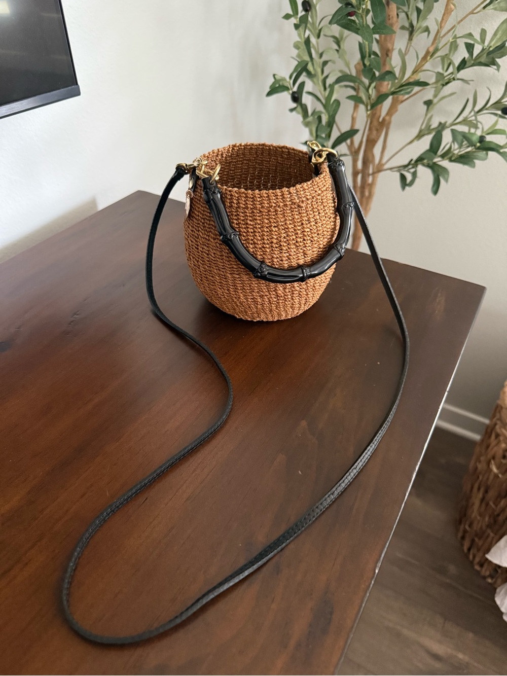 Clare V. Petite Pot de Miel Top Handle Bag/ Crossbody